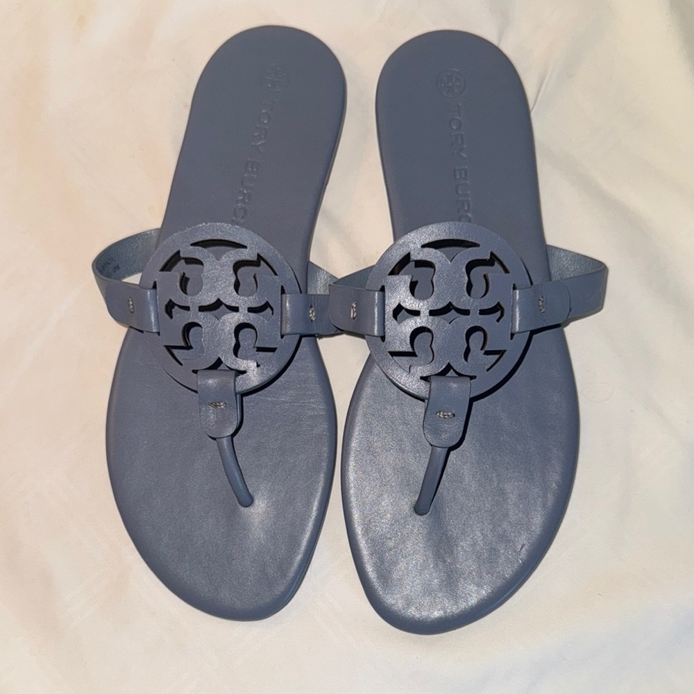 Tory Burch Slate Blue Sandals